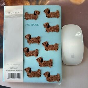 NEW Dachshund Fuzzy Notebook